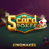 5 Card Poker hand of cards icon