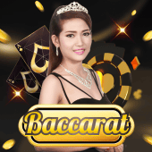 Baccarat card table icon