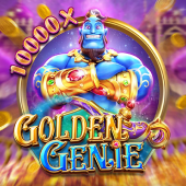 Golden Genie lamp and treasure slot icon