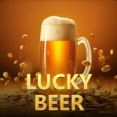 Lucky Bear cheerful bear mascot icon